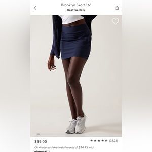 Athleta Brooklyn skort